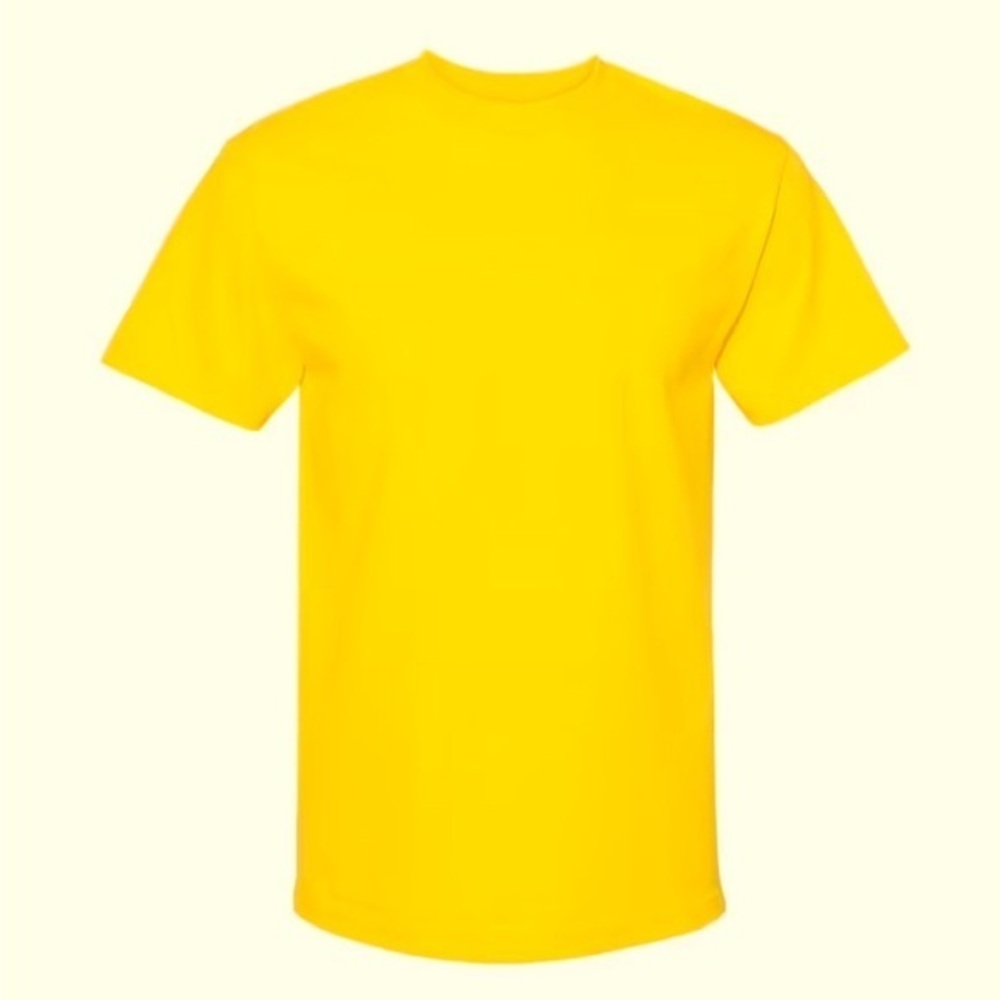 Alstyle bundle 3 t-shirts golden yellow 3XL XXXL preshrunk 100% cotton PLAIN DIY